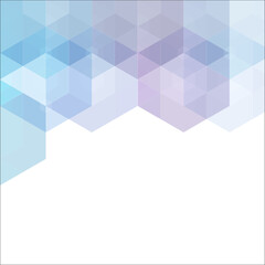 Color hexagon background. Geometric design element. Eps10