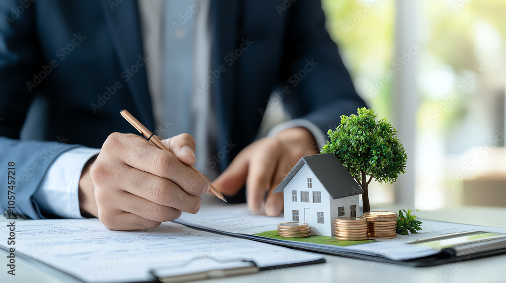 Poster understanding property loan terms a comprehensive review of calendars and documentation for home fin