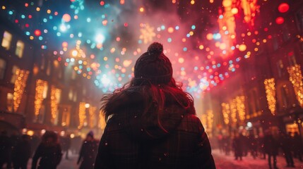 Fototapeta premium Scottish Hogmanay Festival. Describe the process of planning and preparing for a Hogmanay celebration, from organizing outfits to securing tickets for events.