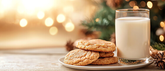 Indulge in the warm embrace of classic snickerdoodle cookies paired perfectly with a glass of milk for a cozy treat