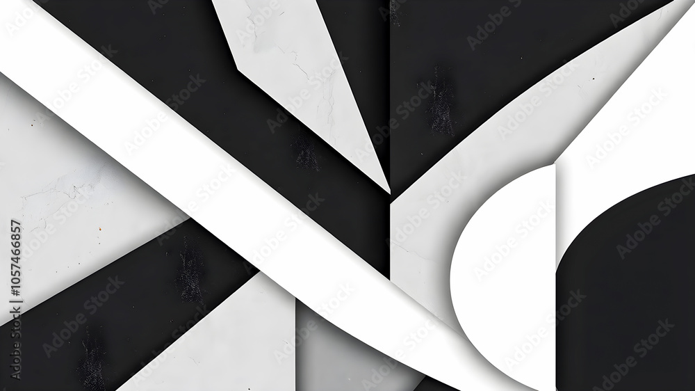 Poster abstract black and white background with copy space for text or image.