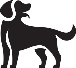 Unique Dog Silhouette Vector Illustration | Modern Dog Art, Drawing Collection and dog isolated