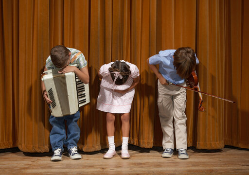 Children Performing on Stage