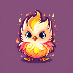 Fototapeta premium Baby Phoenix