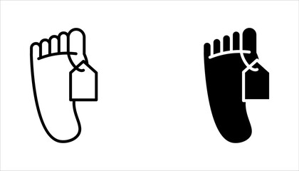 Dead body icon set. Death rate icon. morgue symbol. vector illustration on white background