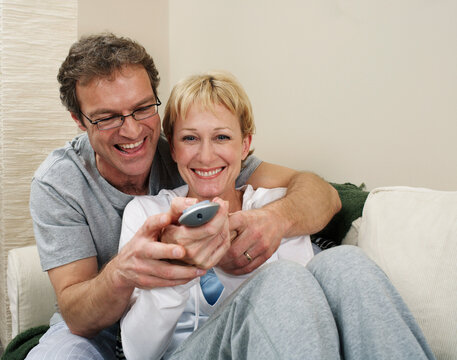 Couple with Channel Changer