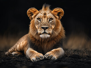 Fototapeta premium portrait of a lion