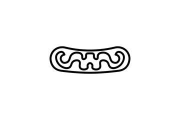 Mitochondria icon. Related to biologic. suitable for web site, app, user interfaces. Line icon style