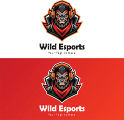 Gaming mascot esports logo