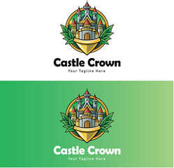 Castle mascot logo