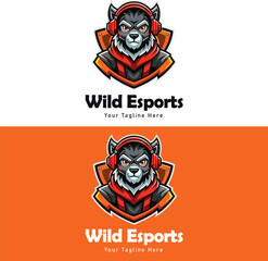 Gaming mascot esports logo
