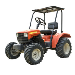 Obraz premium Garden Tractor - Designed for residential use, with lighter build and smaller engine. isolated on transparency background