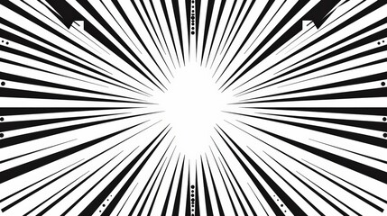 Fototapeta premium Abstract black and white pattern