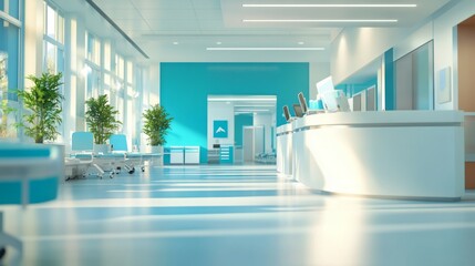 hospital room with futuristic design