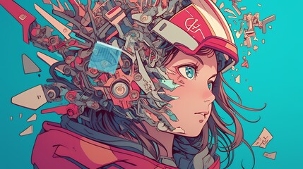 アニメスタイル 　japanese anime style