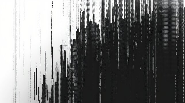 Abstract black & white pattern