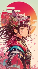 アニメスタイル 　japanese anime style