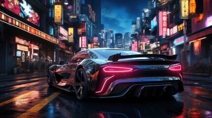 Night Drive Through the City