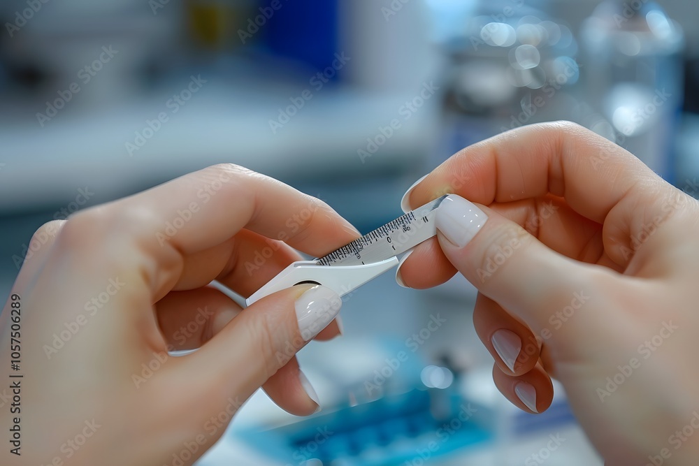 Poster precision measurement in a laboratory setting