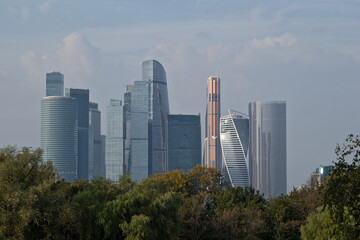 Skyscrapers of Moscow International Business Center (City), Russia
