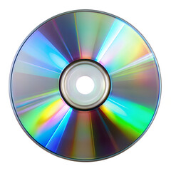 Colorful reflective surface of a compact disc