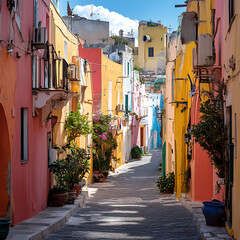 Fototapeta premium Procida napoli italia