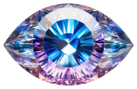 PNG Crystal cute eye gemstone jewelry diamond.