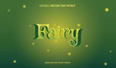FAIRY text effect