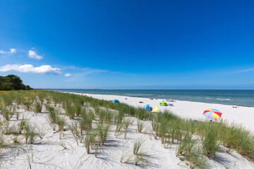 Strand von Prerow an der Ostsee.