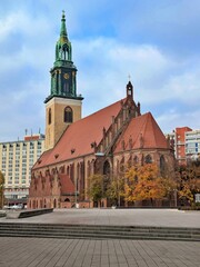 Church in Alexanderplatz Berlin Germany