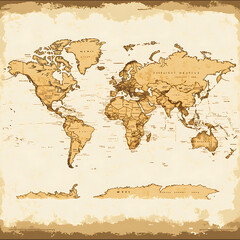 Vector world map