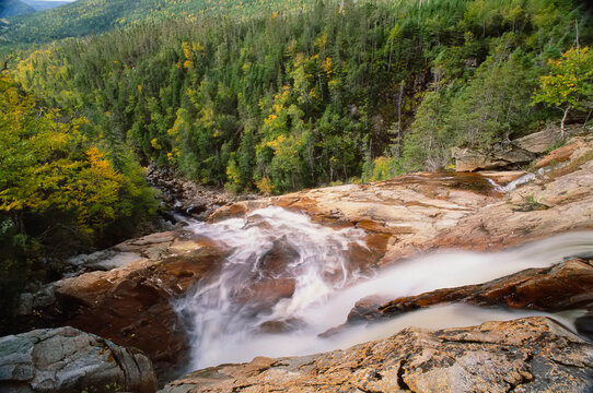 Southeast Brook Falls in Gros Morne National Park, Newfoundland, Canada; Newfoundland and Labrador, Canada