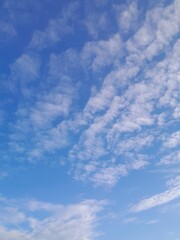 blue sky with clouds