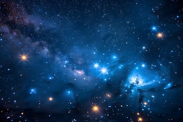 Fototapeta premium Stunning Cosmic Landscape: A Glimpse into the Depths of Space