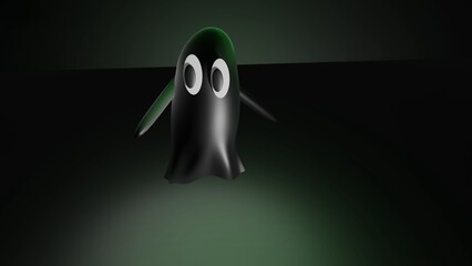 Ghosts floating in three dimension space