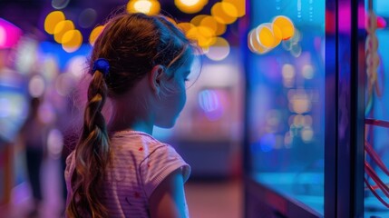 Fuzzy view of interactive exhibits captivating young minds