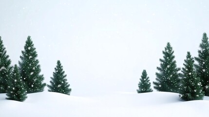 Winter Wonderland Watercolor Holiday Card Design