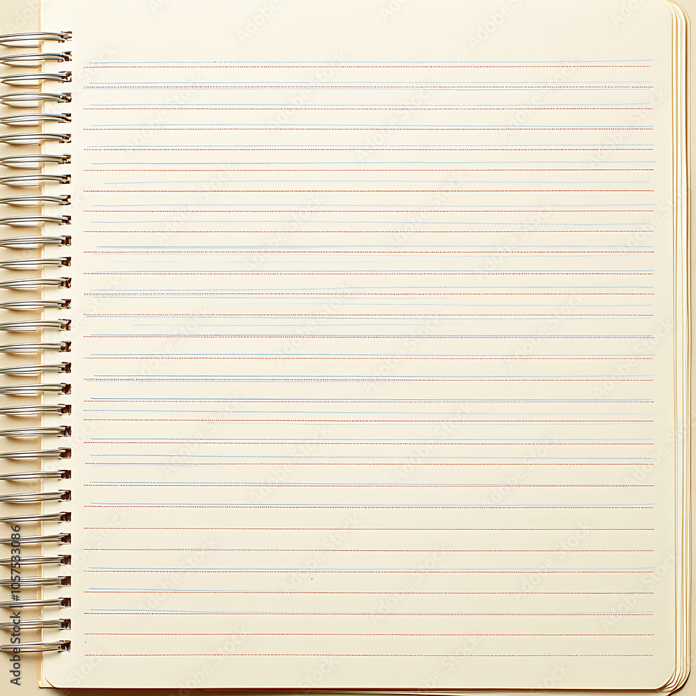 Aufkleber detailed lined notebook paper for background and texture