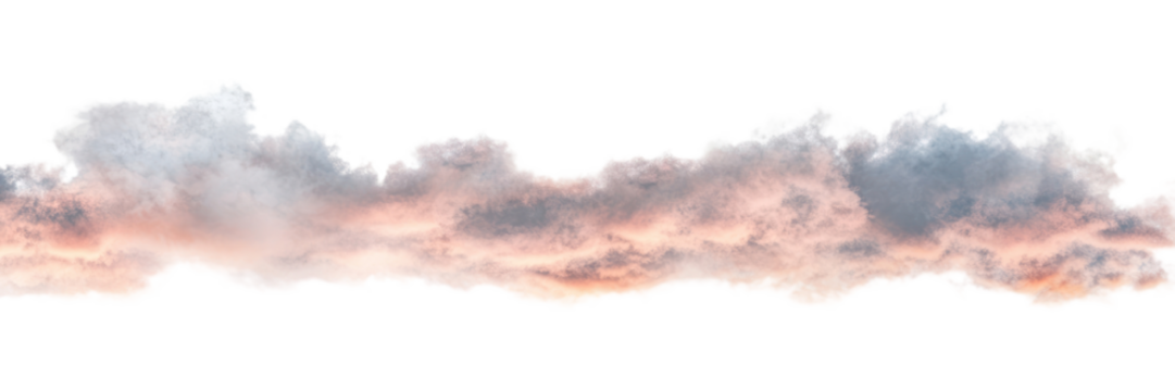 PNG Aesthetic evening sky clouds pastel atmosphere.