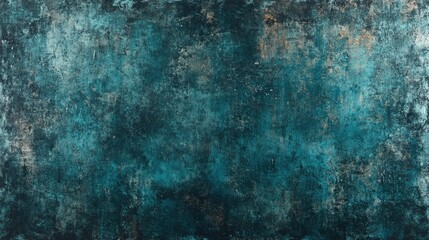Fototapeta premium Dark grunge lucite aqua concrete background creates a unique visual texture, ideal for artistic projects. The lucite effect enhances the dark grunge feel in this concrete background.