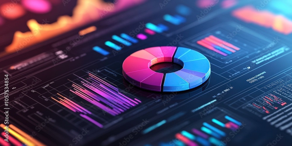 Aufkleber dynamic data visualization with engaging charts and graphs