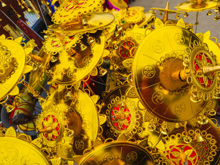 Ganesh umbrella, also known as a Vinayagar umbrella or Ganesha chhatra. that represents Divine canopy lord ganesh is coming to protect you from pain & suffering. Golden umbrella or SriRudra umbrella.
