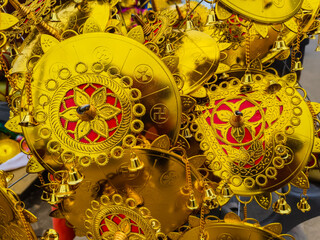 Ganesh umbrella, also known as a Vinayagar umbrella or Ganesha chhatra. that represents Divine canopy lord ganesh is coming to protect you from pain & suffering. Golden umbrella or SriRudra umbrella.
