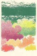 Colorful Coral Reefs: A Serene Underwater Seascape