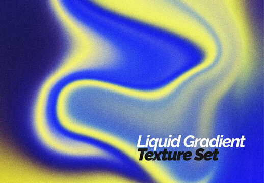 Colorful Liquid Gradient Texture Set
