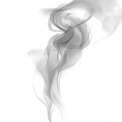 Fototapeta premium Smoke isolated on white background