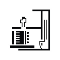 illustration of factory icon