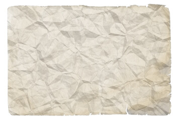 old crumpled paper