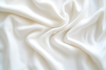 Obraz premium Soft white cloth in flowing folds, elegant background