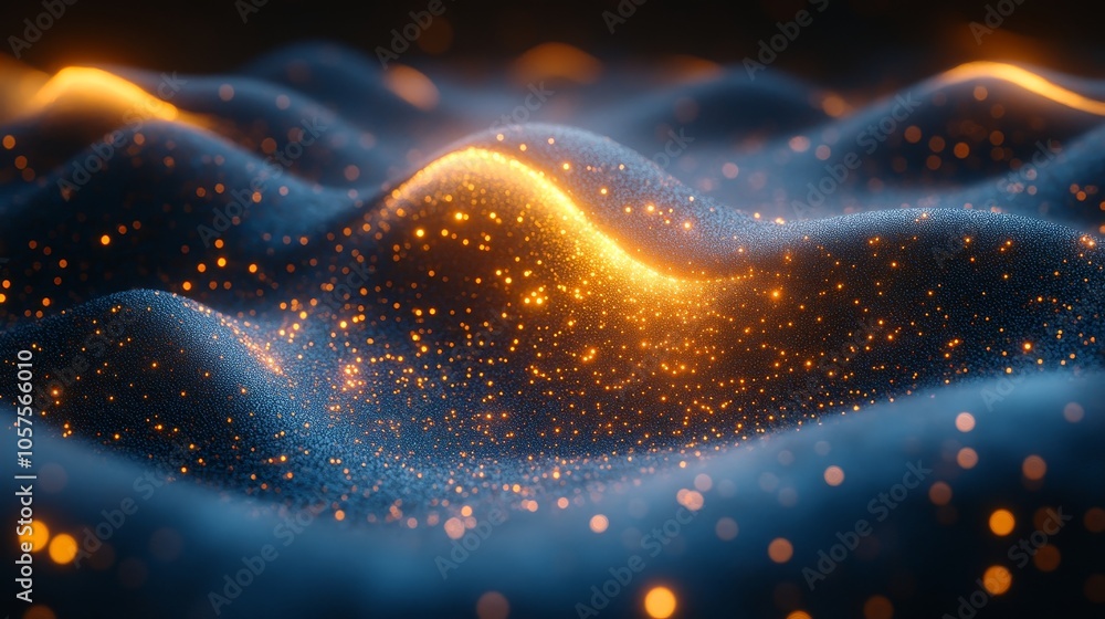 Poster abstract digital background. visualization of big data. network connections. science background.